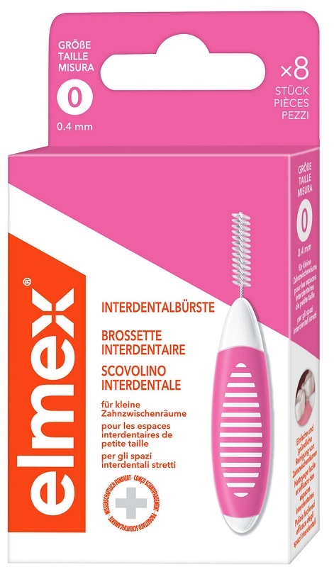 ELMEX INTERDENTAL BRUSH PINK 0,4MM 8 PEZZI - Farmacia Artemisia di Montecuollo Dott. Angelo snc
