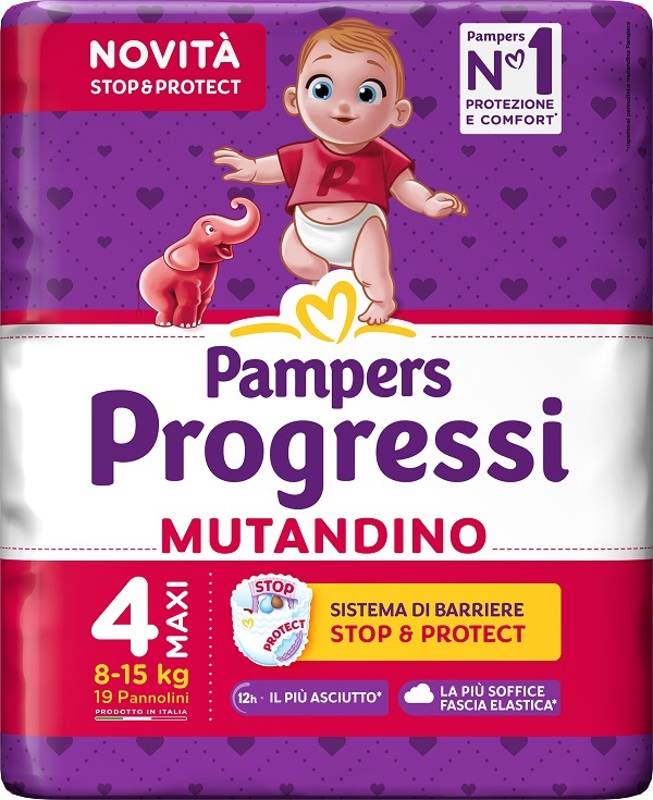 PAMPERS PROGRESSI MUTANDINA MAXI 19 PEZZI - Farmacia Artemisia di Montecuollo Dott. Angelo snc
