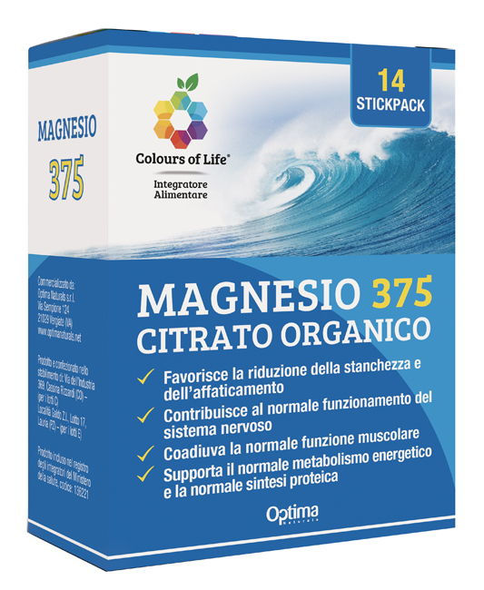 COLOURS OF LIFE MAGNESIO 375 14 STICK - Farmacia Artemisia di Montecuollo Dott. Angelo snc
