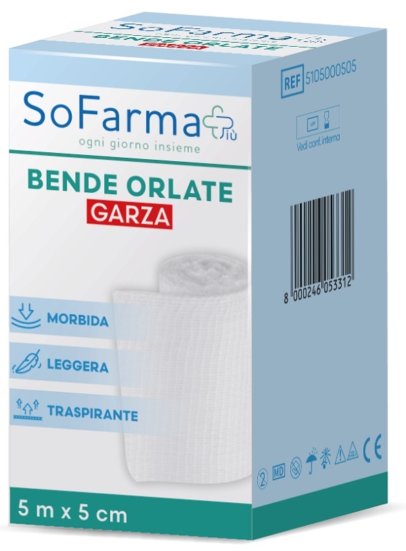 BENDA ORLATA 500X5 CM SOFARMAPIU' - Farmacia Artemisia di Montecuollo Dott. Angelo snc