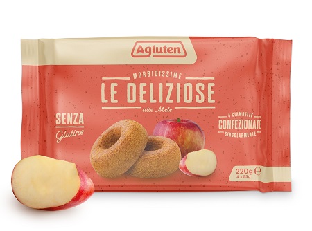 AGLUTEN DELIZIOSE ALLE MELE 4 PEZZI 220 G - Farmacia Artemisia di Montecuollo Dott. Angelo snc