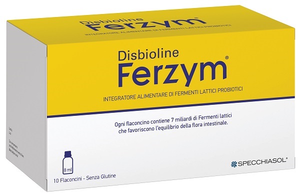 DISBIOLINE FERZYM 10 FLACONCINI DA 8 ML - Farmacia Artemisia di Montecuollo Dott. Angelo snc