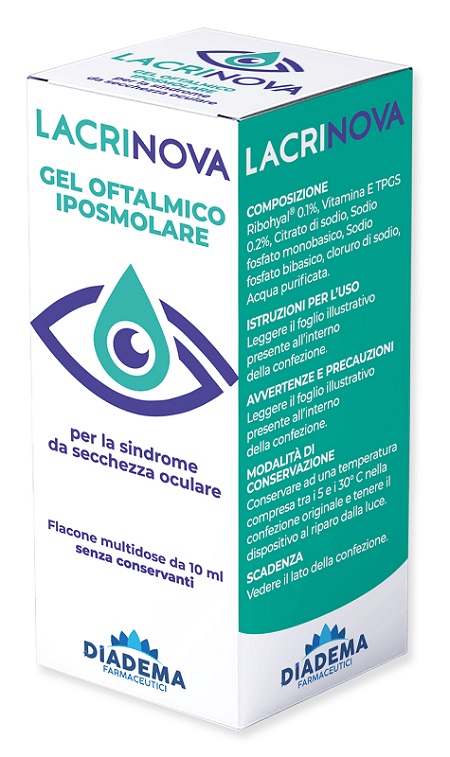 LACRINOVA GEL OFTALMICO IPOSMOLARE TB 10 ML - Farmacia Artemisia di Montecuollo Dott. Angelo snc
