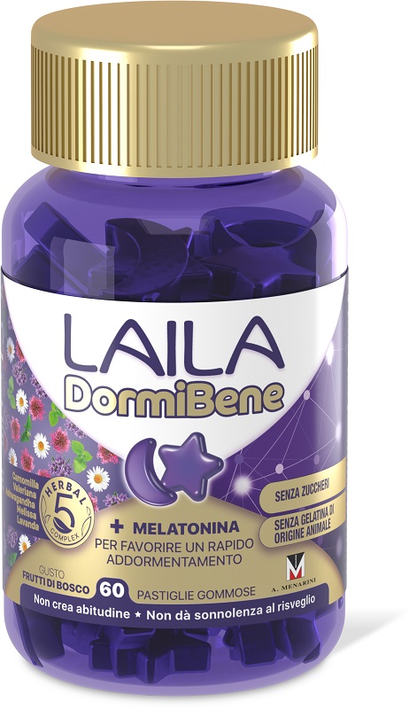 LAILA DORMIBENE 60 GOMMOSE - Farmacia Artemisia di Montecuollo Dott. Angelo snc