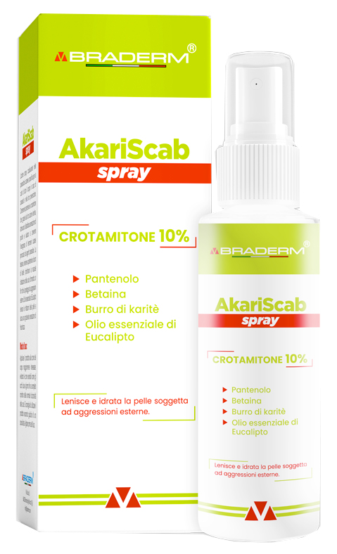 AKARISCAB SPRAY 100 ML BRADERM - Farmacia Artemisia di Montecuollo Dott. Angelo snc