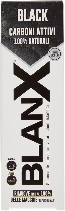 BLANX BLACK CARBONE DENTIFRICIO 75 ML - Farmacia Artemisia di Montecuollo Dott. Angelo snc