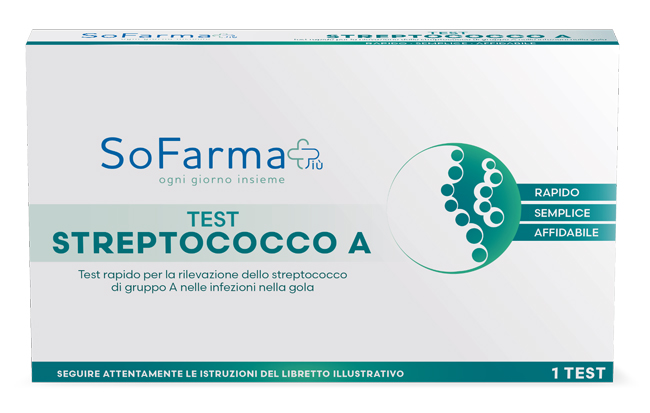 TEST RAPIDO STREPTOCOCCO A SOFARMAPIU' - Farmacia Artemisia di Montecuollo Dott. Angelo snc