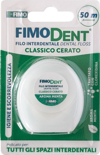 FIMODENT FILO INTERDENTALE CERATO 50M - Farmacia Artemisia di Montecuollo Dott. Angelo snc