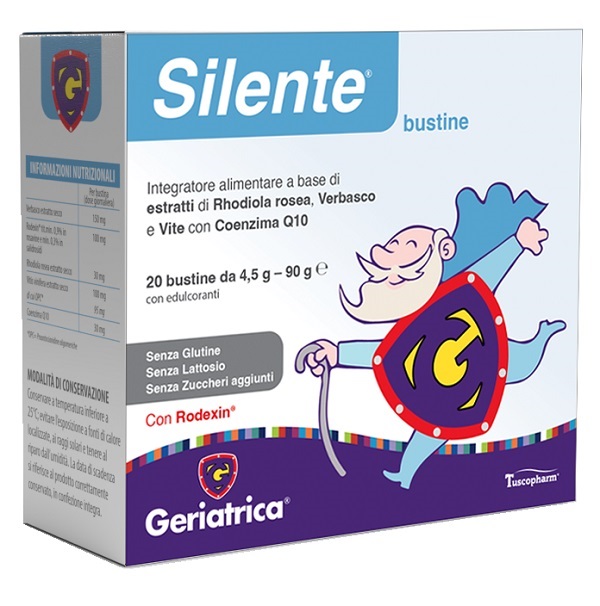 SILENTE 20 BUSTINE DA 4,5 G - Farmacia Artemisia di Montecuollo Dott. Angelo snc