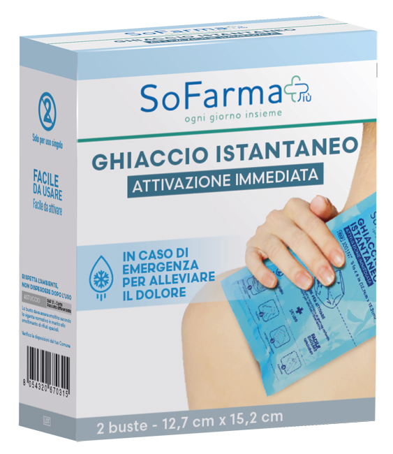 GHIACCIO ISTANTANEO 2 PEZZI SOFARMAPIU' - Farmacia Artemisia di Montecuollo Dott. Angelo snc