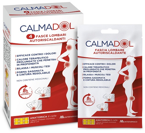FASCIA LOMBARE CALMADOL 4 PEZZI - Farmacia Artemisia di Montecuollo Dott. Angelo snc