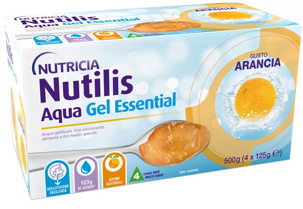 NUTILIS AQUA GEL ARANCIA 4 PEZZI DA 125 G - Farmacia Artemisia di Montecuollo Dott. Angelo snc