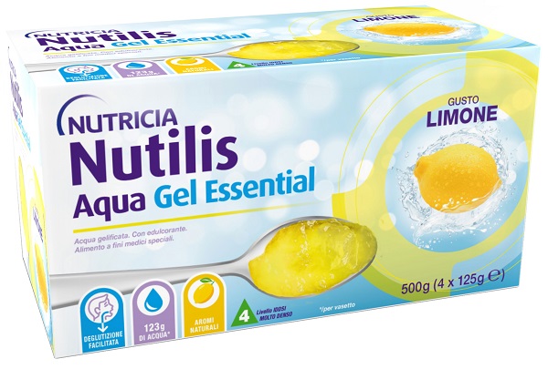 NUTILIS AQUA GEL LIMONE 4 PEZZI DA 125 G - Farmacia Artemisia di Montecuollo Dott. Angelo snc