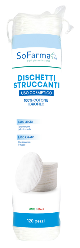DISCHETTI STRUCCANTI 120 PEZZI SOFARMAPIU' - Farmacia Artemisia di Montecuollo Dott. Angelo snc