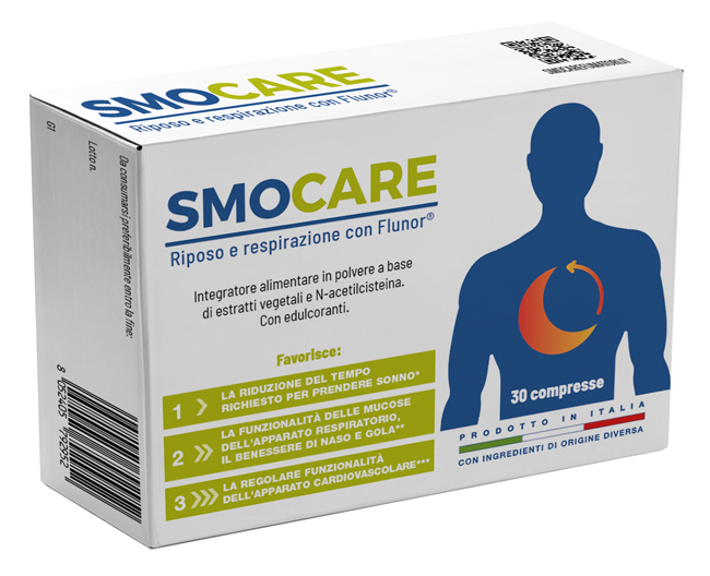 SMOCARE RIPOSO E RESPIRAZIONE CON FLUNOR 10 STICKPACK DA 3 G - Farmacia Artemisia di Montecuollo Dott. Angelo snc