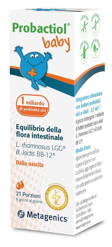 PROBACTIOL BABY GOCCE 21 PORZIONI 5 ML - Farmacia Artemisia di Montecuollo Dott. Angelo snc