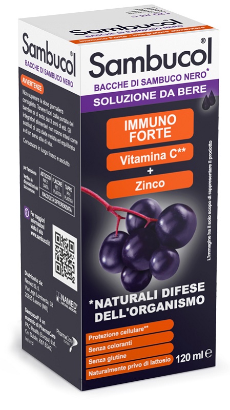 SAMBUCOL LIQUIDO DA BERE 120 ML - Farmacia Artemisia di Montecuollo Dott. Angelo snc