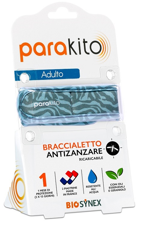 PARAKITO BRACCIALE ADULTO ANTI ZANZARE GRAPHIC MIMETICO GIUNGLA - Farmacia Artemisia di Montecuollo Dott. Angelo snc