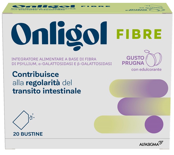 ONLIGOL FIBRE PRUGNA 20 BUSTINE - Farmacia Artemisia di Montecuollo Dott. Angelo snc