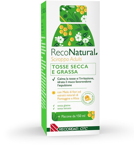 RECONATURAL SCIROPPO TOSSE ADULTI 150 ML - Farmacia Artemisia di Montecuollo Dott. Angelo snc
