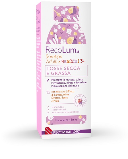 RECOLUM SCIROPPO TOSSE ADULTI-BAMBINI 150 ML - Farmacia Artemisia di Montecuollo Dott. Angelo snc