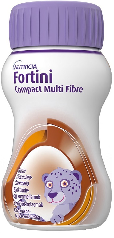 FORTINI COMPACT MULTI FIBRE CIOCCOLATO CARAMELLO 4 BOTTIGLIE DA 125 ML - Farmacia Artemisia di Montecuollo Dott. Angelo snc