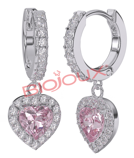 BJT314 ORECCHINI ALMA ROSE STAINLESS STEEL - Farmacia Artemisia di Montecuollo Dott. Angelo snc