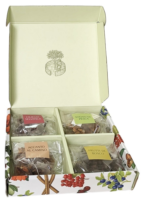 INFUSI PIRAMIDALI SCATOLA REGALO 24 BUSTINE - Farmacia Artemisia di Montecuollo Dott. Angelo snc
