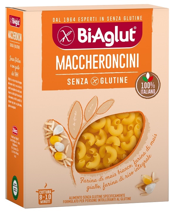 BIAGLUT PASTA SENZA GLUTINE MACCHERONCINI 400 G - Farmacia Artemisia di Montecuollo Dott. Angelo snc