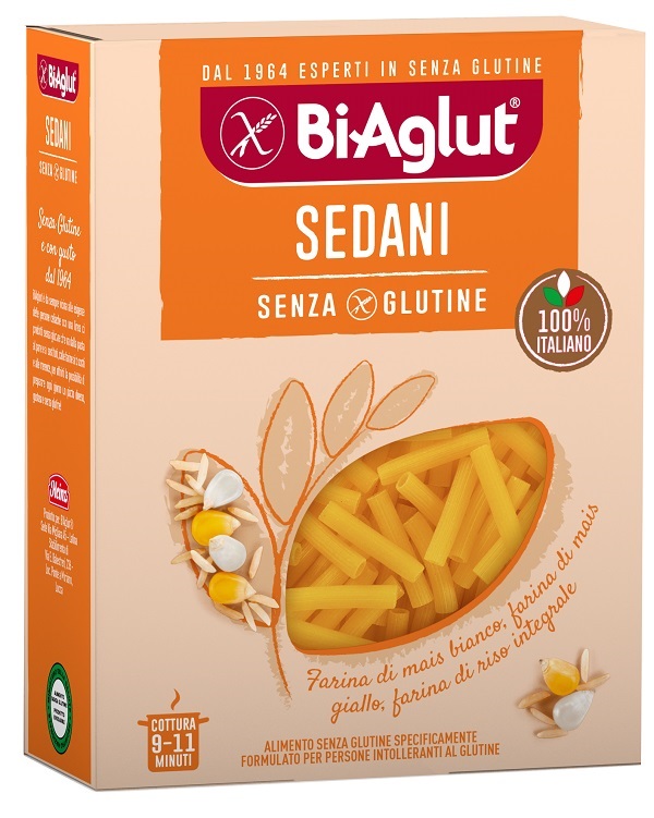 BIAGLUT PASTA SENZA GLUTINE SEDANI 400 G - Farmacia Artemisia di Montecuollo Dott. Angelo snc