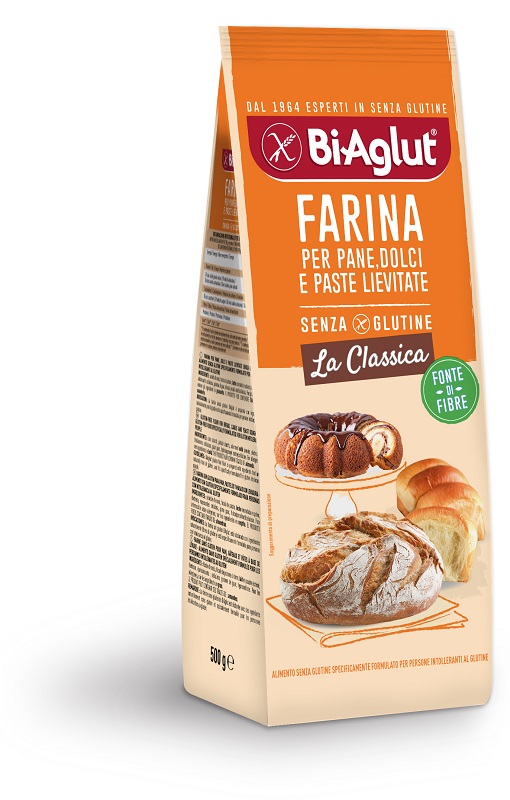 BIAGLUT FARINA SENZA GLUTINE CLASSICA 500 G - Farmacia Artemisia di Montecuollo Dott. Angelo snc