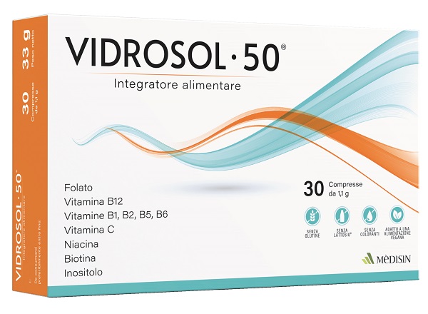 VIDROSOL 50 30 COMPRESSE - Farmacia Artemisia di Montecuollo Dott. Angelo snc
