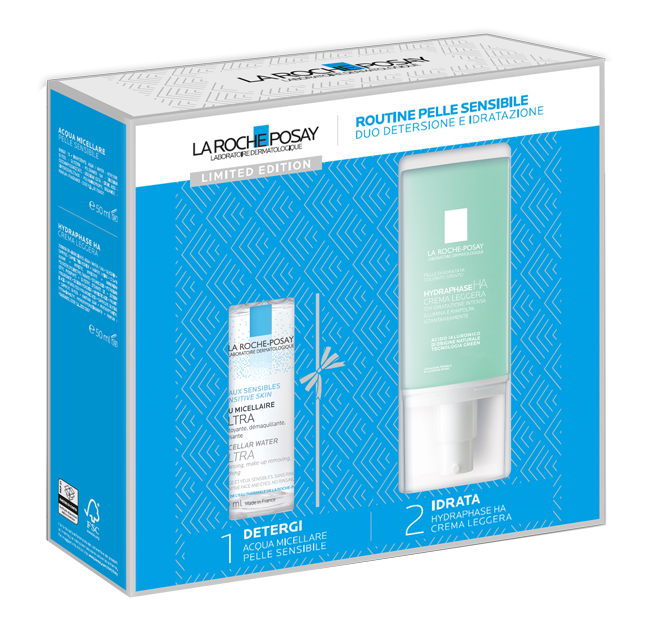 HYDRAPHASE LEGERE 50 ML NATALE 23 1 ACQUA MICELLARE PELLE SENSIBILE 50 ML + 1 HYDRAPHASE HA CREMA LEGGERA 50 ML - Farmacia Artemisia di Montecuollo Dott. Angelo snc