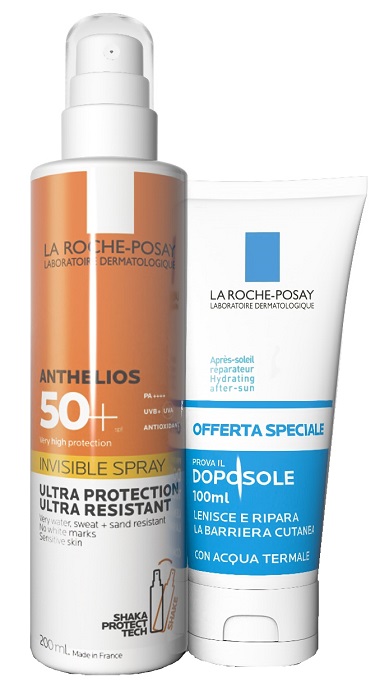 ANTHELIOS SPRAY SHAKA 200 ML + POSTHELIOS 100 ML - Farmacia Artemisia di Montecuollo Dott. Angelo snc