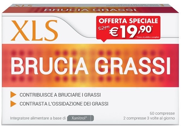XLS BRUCIA GRASSI 60 COMPRESSE TAGLIO PREZZO - Farmacia Artemisia di Montecuollo Dott. Angelo snc