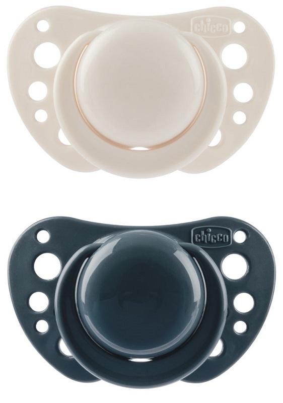 CHICCO SUCCHIETTI AIR BLU SILICONE 6-16 MESI 2 PEZZI - Farmacia Artemisia di Montecuollo Dott. Angelo snc