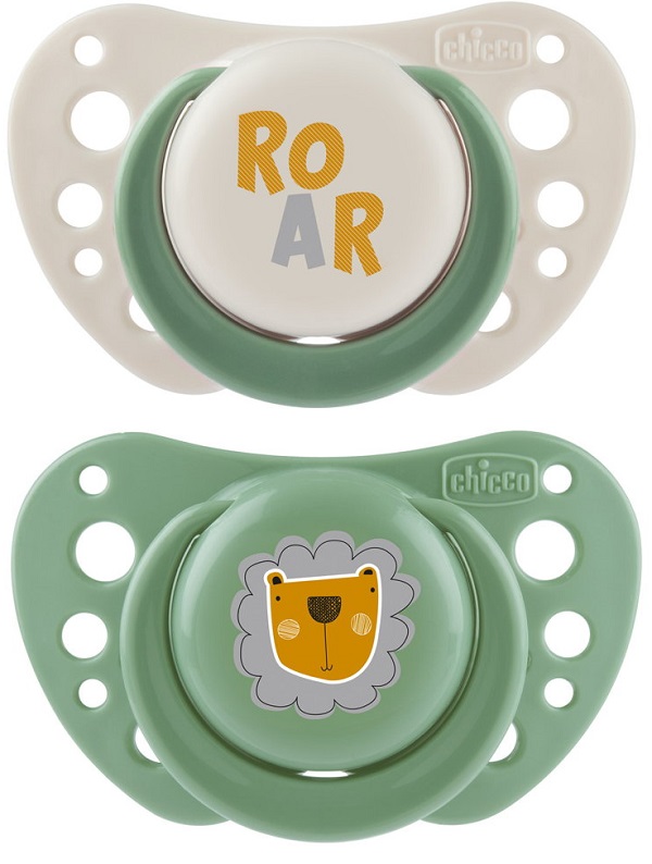 CHICCO SUCCHIETTI AIR VERDE SILICONE 2-6 MESI 2 PEZZI - Farmacia Artemisia di Montecuollo Dott. Angelo snc