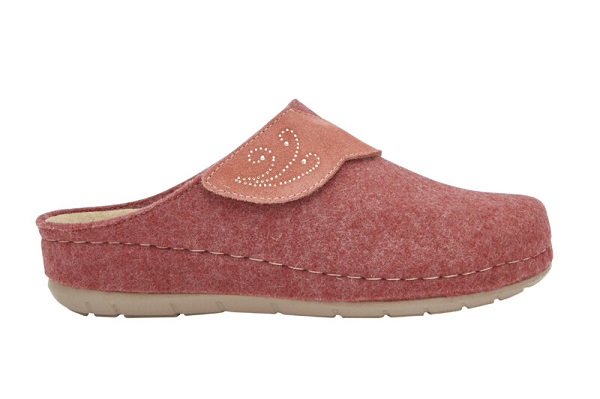 BRUGES WOOL+SUEDE PANTOFOLA WOMAN ROSE 41 - Farmacia Artemisia di Montecuollo Dott. Angelo snc
