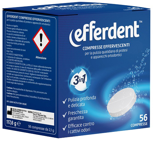 EFFERDENT 56 COMPRESSE EFFERVESCENTI - Farmacia Artemisia di Montecuollo Dott. Angelo snc