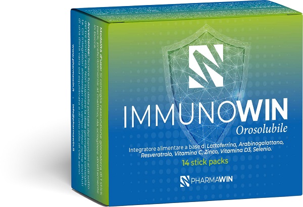 IMMUNOWIN 14 STICK PACKS DA 1,5 G SENZA GLUTINE SENZA LATTOSIO - Farmacia Artemisia di Montecuollo Dott. Angelo snc
