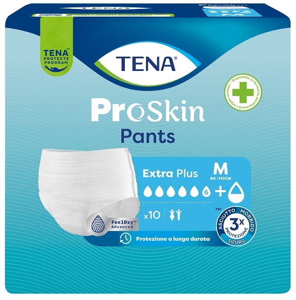 TENA PANTS EXTRA PLUS M 10 PEZZI - Farmacia Artemisia di Montecuollo Dott. Angelo snc