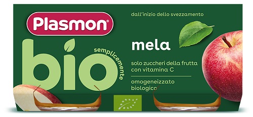 PLASMON OMOGENEIZZATO BIO MELA 2 VASETTI X 80 G - Farmacia Artemisia di Montecuollo Dott. Angelo snc