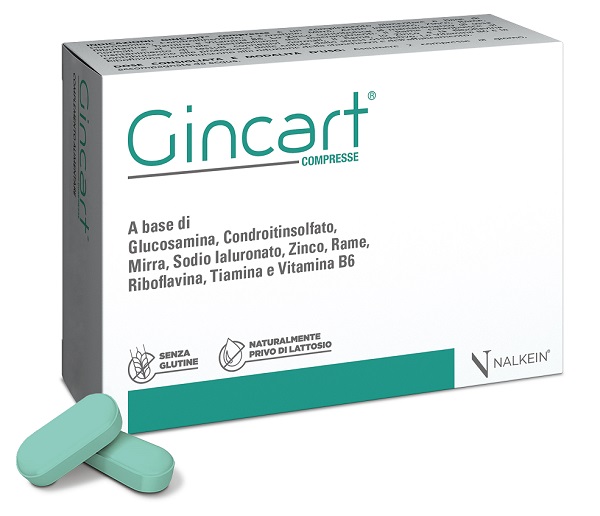 GINCART 30 COMPRESSE RIVESTITE DA 1,25 G SENZA GLUTINE NATURALMENTE PRIVO DI LATTOSIO - Farmacia Artemisia di Montecuollo Dott. Angelo snc