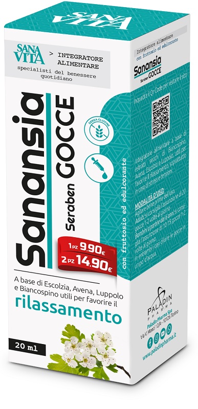 SANAVITA SANANSIA SERABEN GOCCE 20 ML - Farmacia Artemisia di Montecuollo Dott. Angelo snc