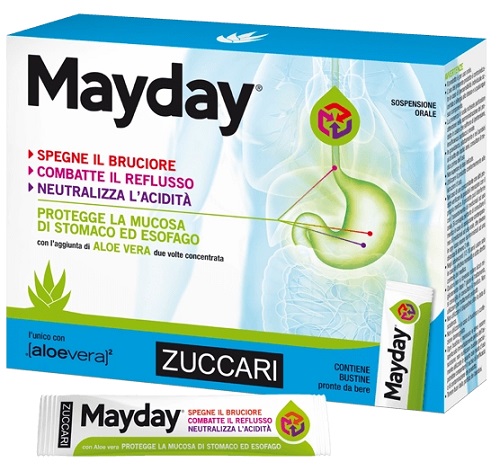MAYDAY SOSPENSIONE PER USO ORALE ALLA MENTA 12 BUSTINE 10 ML - Farmacia Artemisia di Montecuollo Dott. Angelo snc