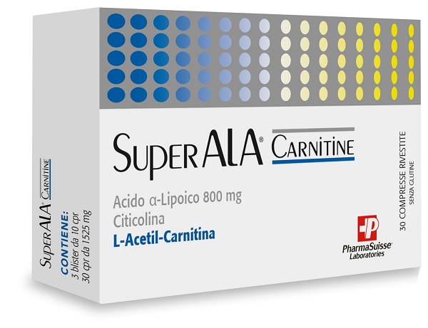 SUPERALA CARNITINE 30 COMPRESSE - Farmacia Artemisia di Montecuollo Dott. Angelo snc