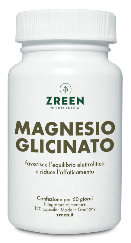 ZREEN MAGNESIO GLICINATO 120 CAPSULE - Farmacia Artemisia di Montecuollo Dott. Angelo snc