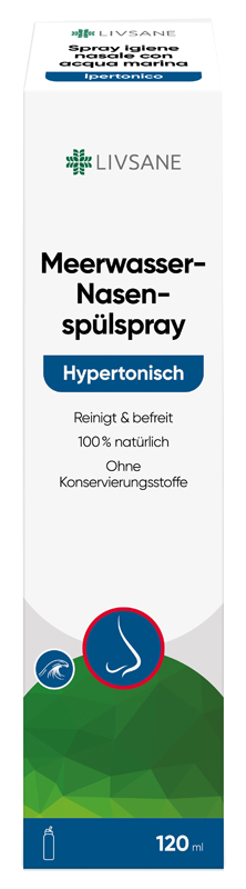 LIVSANE SPRAY CON ACQUA MARINA IGIENE NASALE 120 ML - Farmacia Artemisia di Montecuollo Dott. Angelo snc