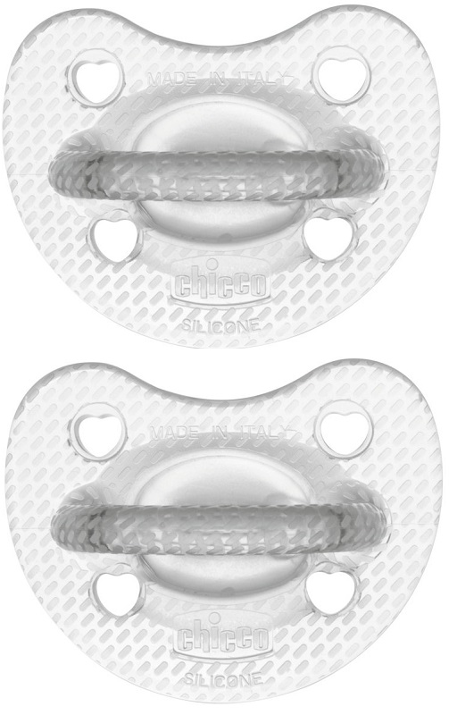 CHICCO GOMMOTTO SILICONE CRYSTAL 2-6 MESI 2 PEZZI - Farmacia Artemisia di Montecuollo Dott. Angelo snc