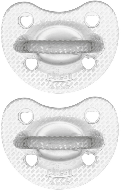 CHICCO GOMMOTTO SILICONE CRYSTAL 6-16 MESI 2 PEZZI - Farmacia Artemisia di Montecuollo Dott. Angelo snc